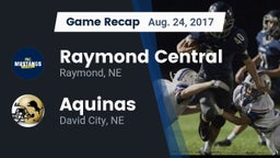 Recap: Raymond Central  vs. Aquinas  2017