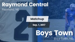 Matchup: Raymond Central vs. Boys Town  2017