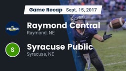 Recap: Raymond Central  vs. Syracuse Public  2017