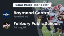 Recap: Raymond Central  vs. Fairbury Public Schools 2017