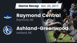 Recap: Raymond Central  vs. Ashland-Greenwood  2017