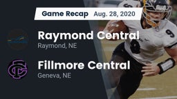 Recap: Raymond Central  vs. Fillmore Central  2020