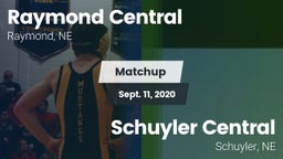 Matchup: Raymond Central vs. Schuyler Central  2020
