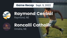Recap: Raymond Central  vs. Roncalli Catholic  2022