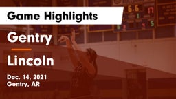 Gentry  vs Lincoln  Game Highlights - Dec. 14, 2021