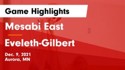 Mesabi East  vs Eveleth-Gilbert  Game Highlights - Dec. 9, 2021