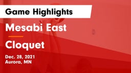 Mesabi East  vs Cloquet  Game Highlights - Dec. 28, 2021