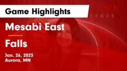 Mesabi East  vs Falls  Game Highlights - Jan. 26, 2023