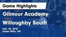 Gilmour Academy  vs Willoughby South  Game Highlights - Feb. 20, 2018