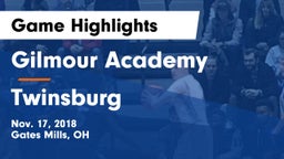 Gilmour Academy  vs Twinsburg Game Highlights - Nov. 17, 2018