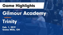 Gilmour Academy  vs Trinity  Game Highlights - Feb. 1, 2019