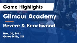 Gilmour Academy  vs Revere & Beachwood Game Highlights - Nov. 20, 2019
