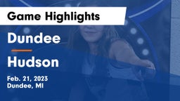Dundee  vs Hudson  Game Highlights - Feb. 21, 2023