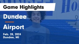 Dundee  vs Airport  Game Highlights - Feb. 28, 2024