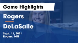 Rogers  vs DeLaSalle  Game Highlights - Sept. 11, 2021
