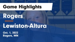 Rogers  vs Lewiston-Altura  Game Highlights - Oct. 1, 2022