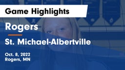 Rogers  vs St. Michael-Albertville  Game Highlights - Oct. 8, 2022