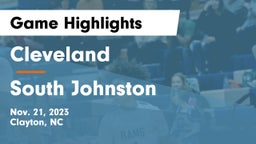 Cleveland  vs South Johnston  Game Highlights - Nov. 21, 2023