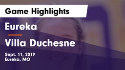 Eureka  vs Villa Duchesne Game Highlights - Sept. 11, 2019