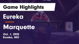 Eureka  vs Marquette  Game Highlights - Oct. 1, 2020