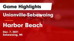 Unionville-Sebewaing  vs Harbor Beach  Game Highlights - Dec. 7, 2021