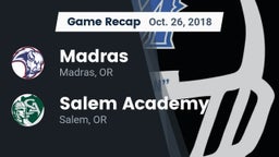 Recap: Madras  vs. Salem Academy  2018