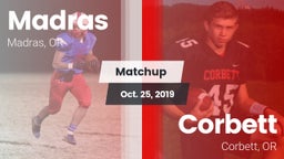 Matchup: Madras  vs. Corbett  2019
