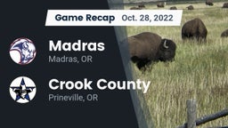Recap: Madras  vs. Crook County  2022