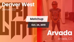 Matchup: Denver West High vs. Arvada  2019
