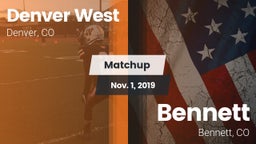 Matchup: Denver West High vs. Bennett  2019