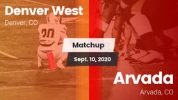 Matchup: Denver West High vs. Arvada  2020