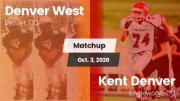 Matchup: Denver West High vs. Kent Denver  2020