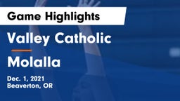 Valley Catholic  vs Molalla  Game Highlights - Dec. 1, 2021