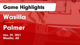 Wasilla  vs Palmer  Game Highlights - Jan. 29, 2021