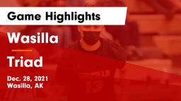 Wasilla  vs Triad  Game Highlights - Dec. 28, 2021