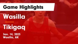 Wasilla  vs Tikigaq Game Highlights - Jan. 14, 2023