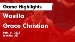 Wasilla  vs Grace Christian  Game Highlights - Feb. 14, 2023