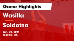 Wasilla  vs Soldotna  Game Highlights - Jan. 20, 2024