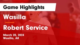 Wasilla  vs Robert Service  Game Highlights - March 20, 2024