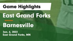 East Grand Forks  vs Barnesville  Game Highlights - Jan. 6, 2022