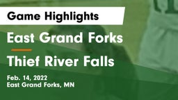 East Grand Forks  vs Thief River Falls  Game Highlights - Feb. 14, 2022