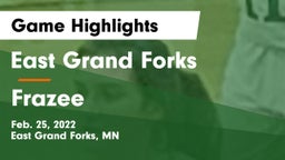 East Grand Forks  vs Frazee  Game Highlights - Feb. 25, 2022