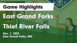 East Grand Forks  vs Thief River Falls  Game Highlights - Dec. 7, 2023