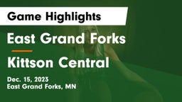East Grand Forks  vs Kittson Central  Game Highlights - Dec. 15, 2023