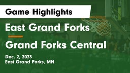 East Grand Forks  vs Grand Forks Central  Game Highlights - Dec. 2, 2023