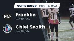 Recap: Franklin  vs. Chief Sealth  2022