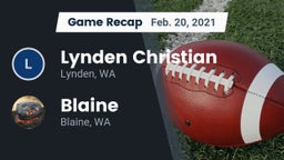 Recap: Lynden Christian  vs. Blaine  2021