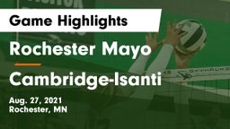 Rochester Mayo  vs Cambridge-Isanti  Game Highlights - Aug. 27, 2021