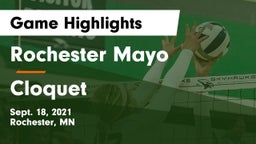 Rochester Mayo  vs Cloquet  Game Highlights - Sept. 18, 2021