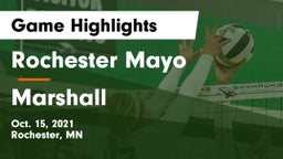 Rochester Mayo  vs Marshall  Game Highlights - Oct. 15, 2021